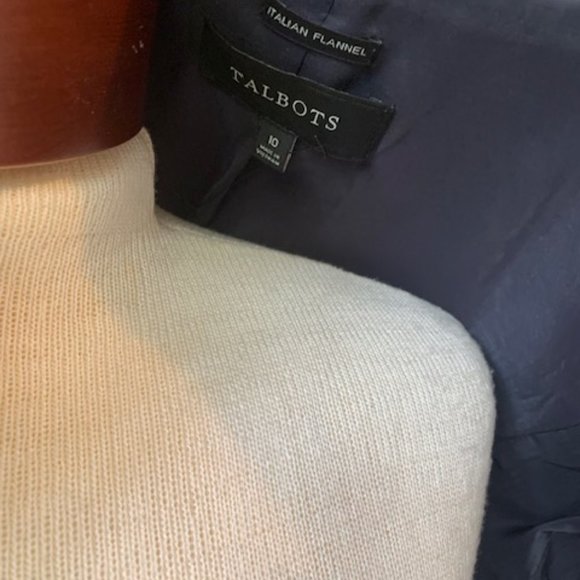 Talbot's Italian Wool Gray Suit - Jacket and Skirt - Picture 3 of 8